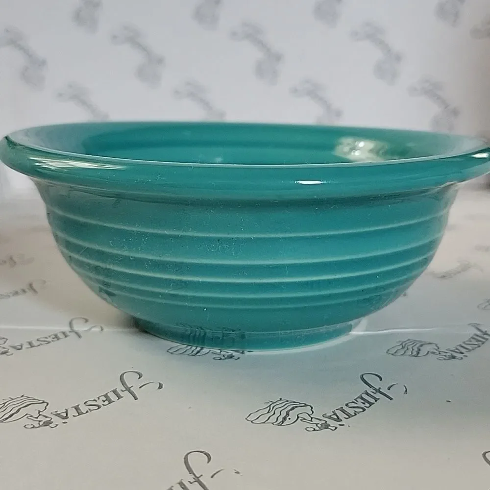 Fiestaware Fiesta Small Ceramic Bowl Dish Fruit Salsa Turquoise Container